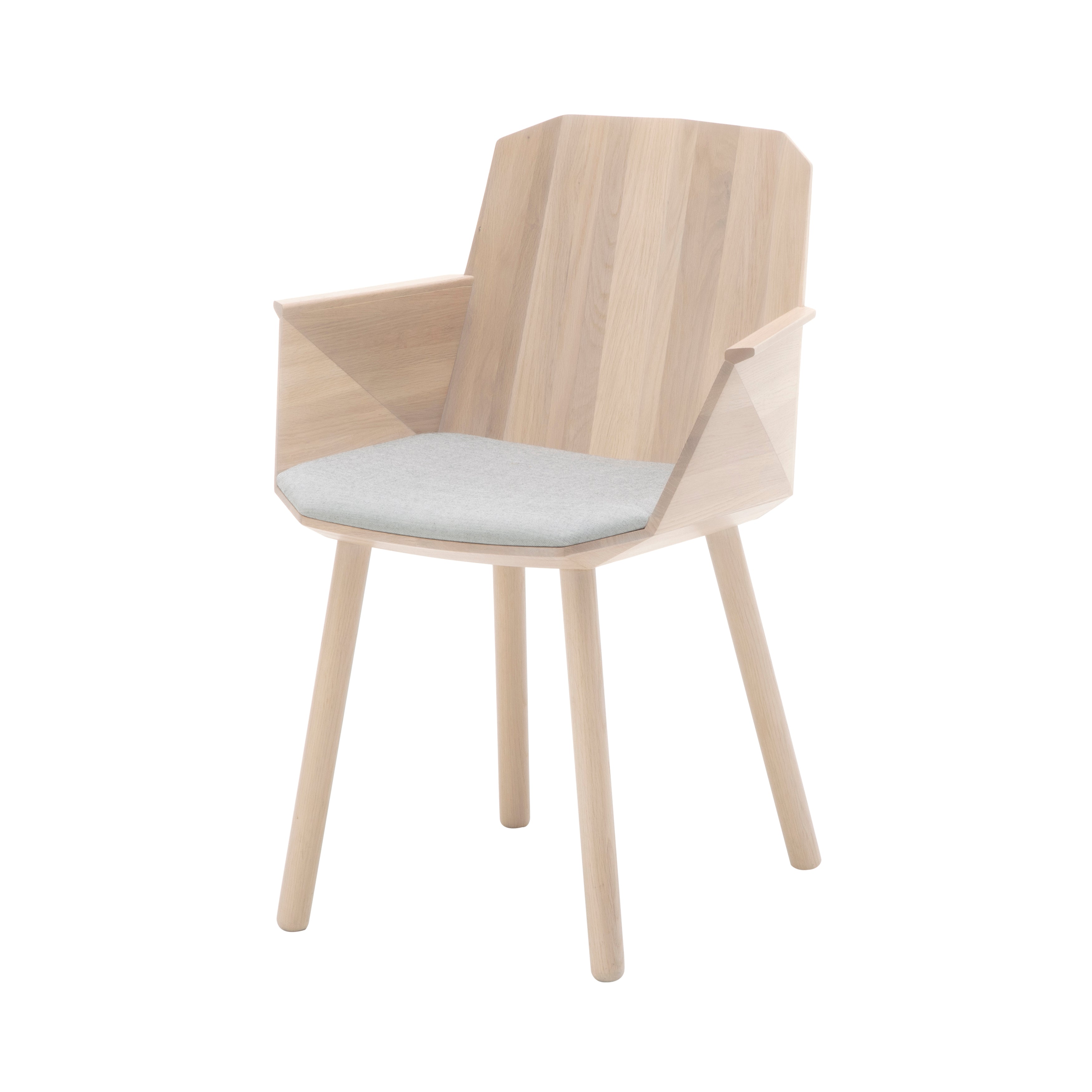 Colour Wood Armchair: Pale Natural