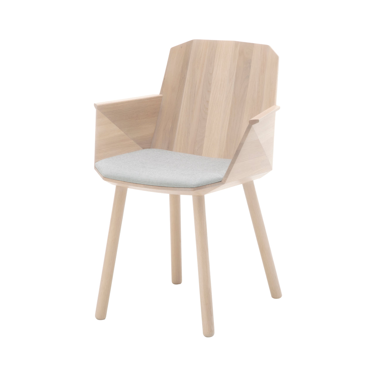 Colour Wood Armchair: Pale Natural