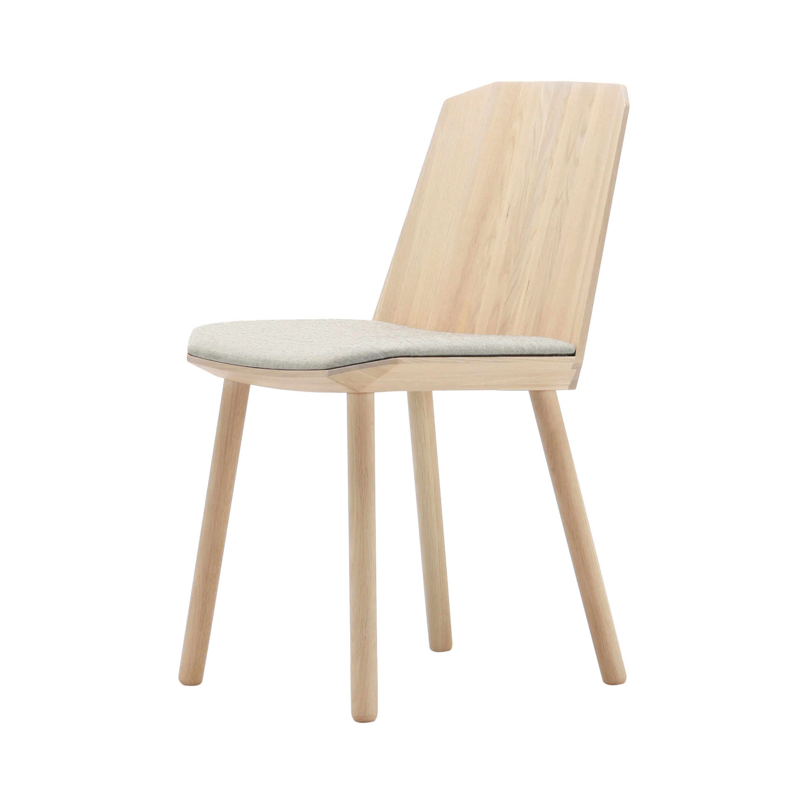 Colour Wood Side Chair: Pale Natural