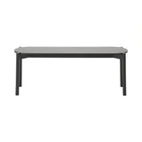 Castor Dining Bench: Black Oak