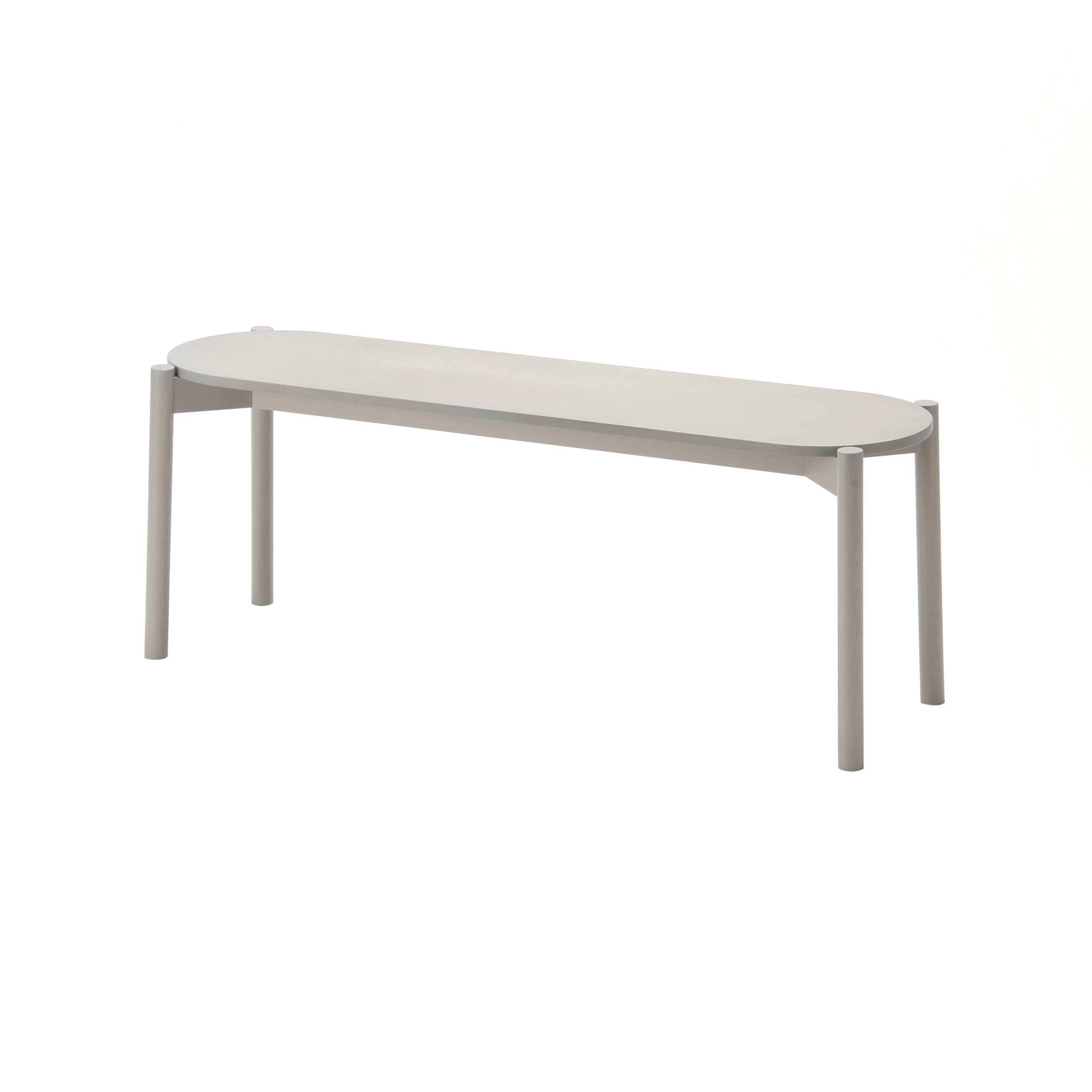 Castor Dining Bench: Grain Grey Oak