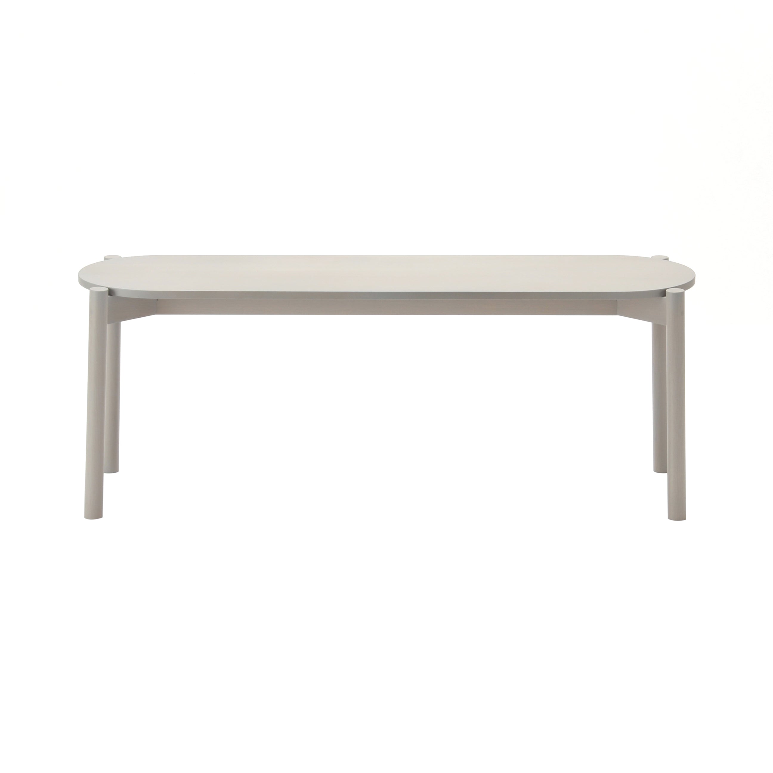 Castor Dining Bench: Grain Grey Oak