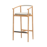 Charlie Bar Chair: Natural Oak