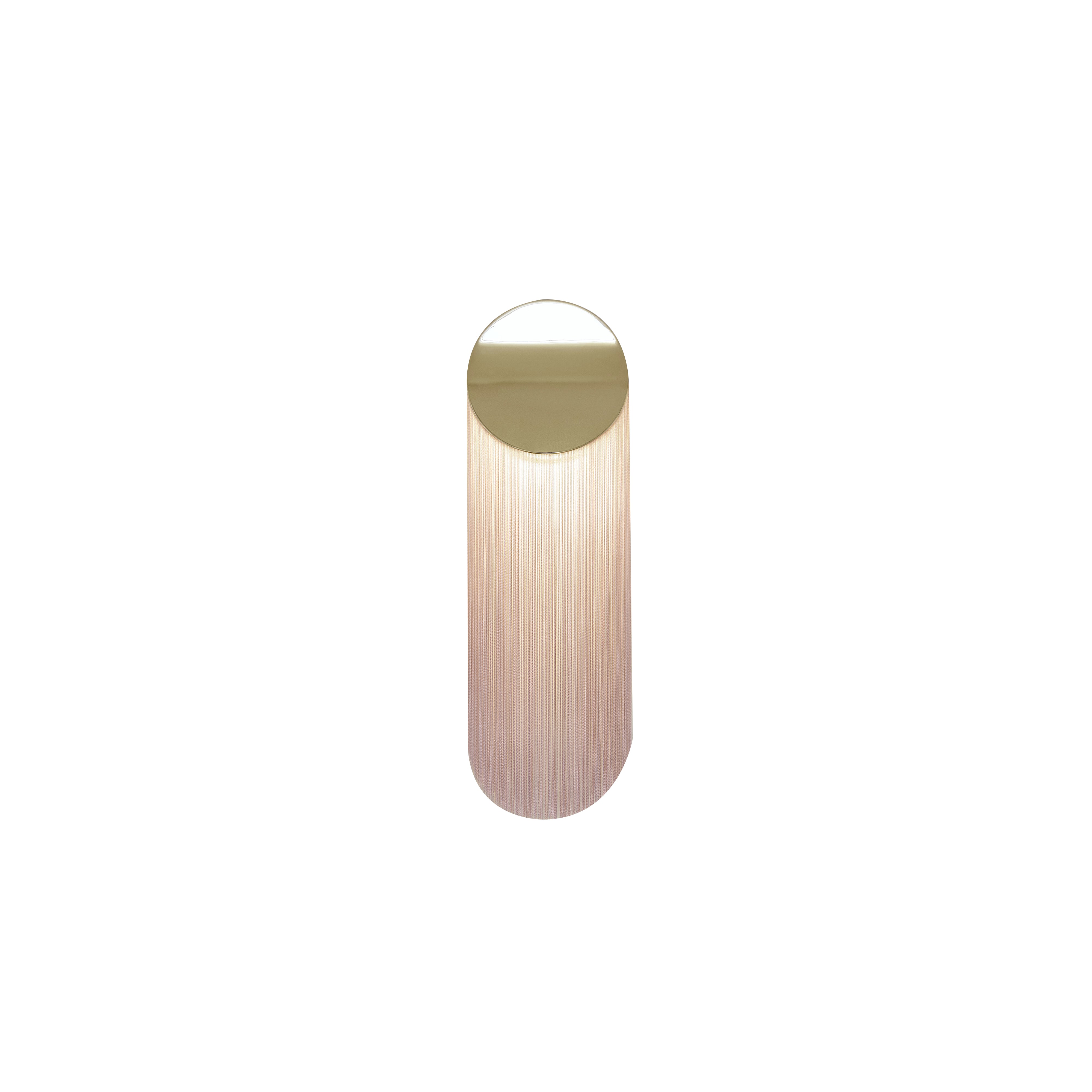 Ce Petite Wall Lamp: Gold + Tender Pink + Short