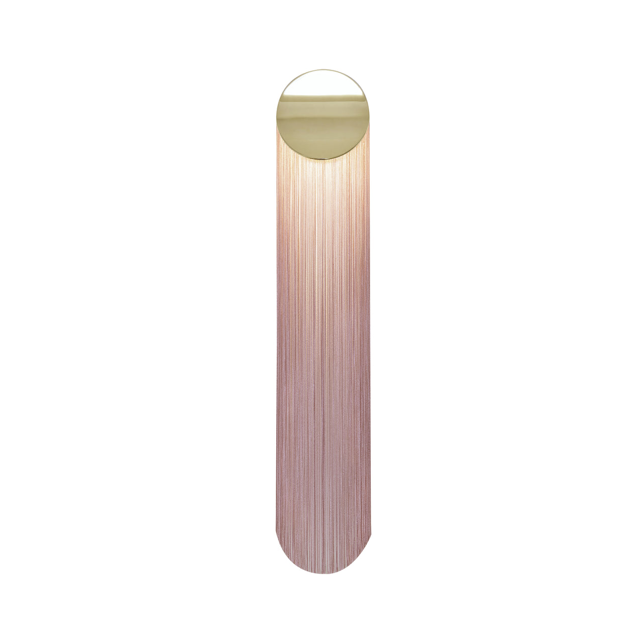 Ce Petite Wall Lamp: Gold + Tender Pink + Long