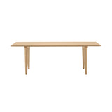 CH011 Coffee Table: Low + Oiled Oak