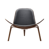 CH07 Shell Lounge Chair: Walnut + Oiled Walnut