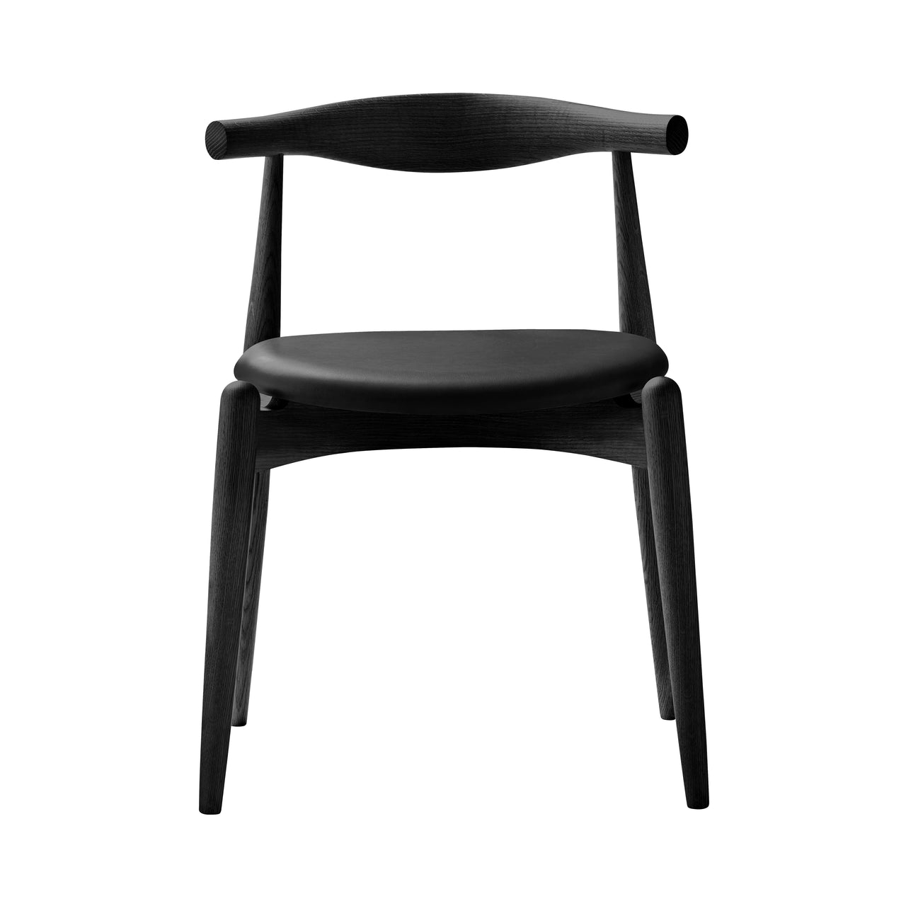 CH20 Elbow Chair: Oak + Black Oak