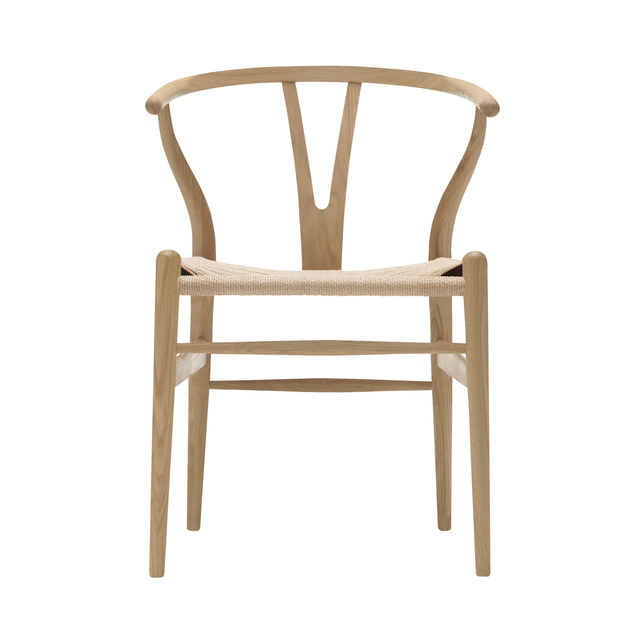 CH24 Wishbone Chair: Natural + Soaped Oak