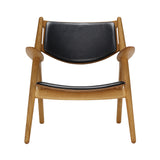 CH28P Lounge Chair: Oiled Oak