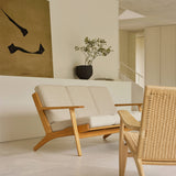 CH293 Sofa with Footstool