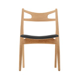 CH29P Sawbuck Chair: Oak + Oiled Oak