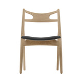 CH29P Sawbuck Chair: Oak + Soaped Oak