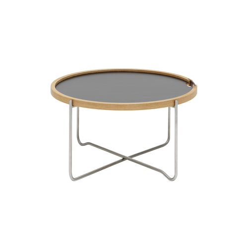 CH417 Tray Table: Oiled Oak + Walnut