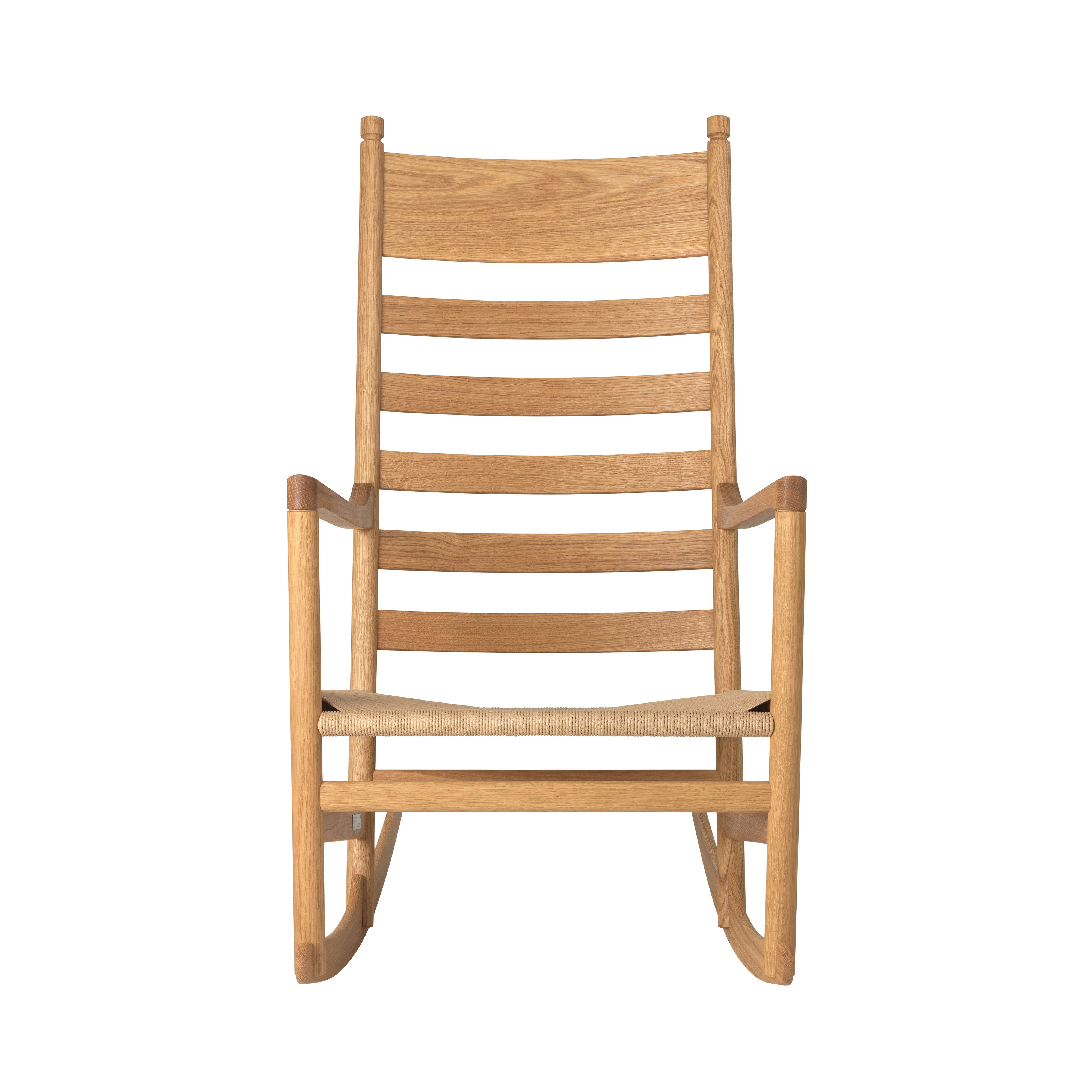 CH45 Rocking Chair: Natural Paper Cord + Oiled Oak