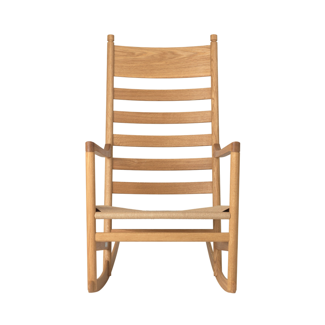 CH45 Rocking Chair: Natural Paper Cord + Oiled Oak
