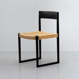 Sweepy Chair: Without Arm + Black Ash+ Natural
