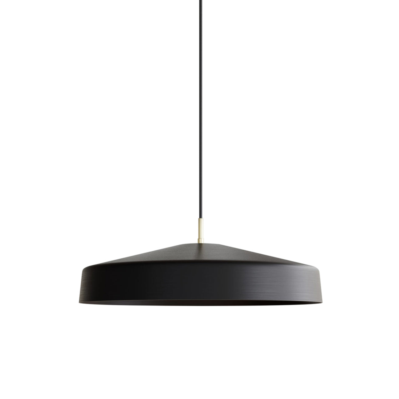 Cliff Dome Pendant: Brass