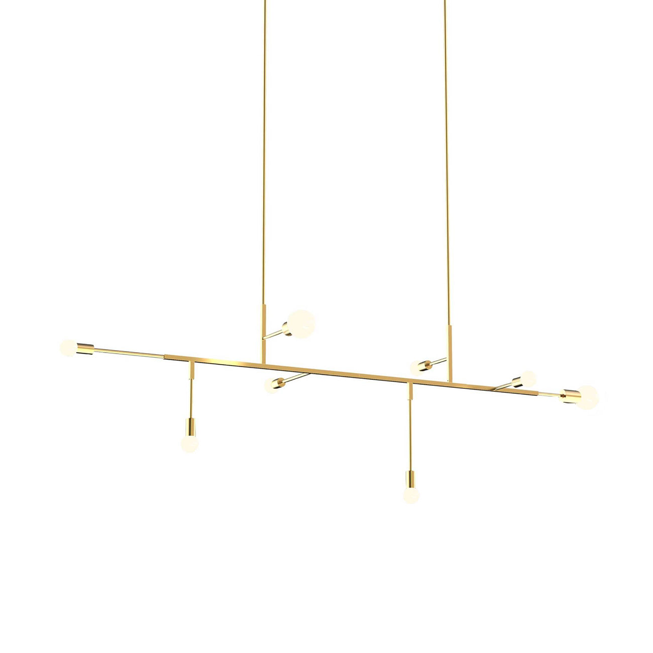 Cliff 07 Suspension Lamp: Brass