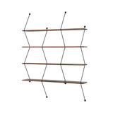 Climb Shelving System: Walnut + Black