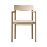 Post Armchair: Lacquered Oak