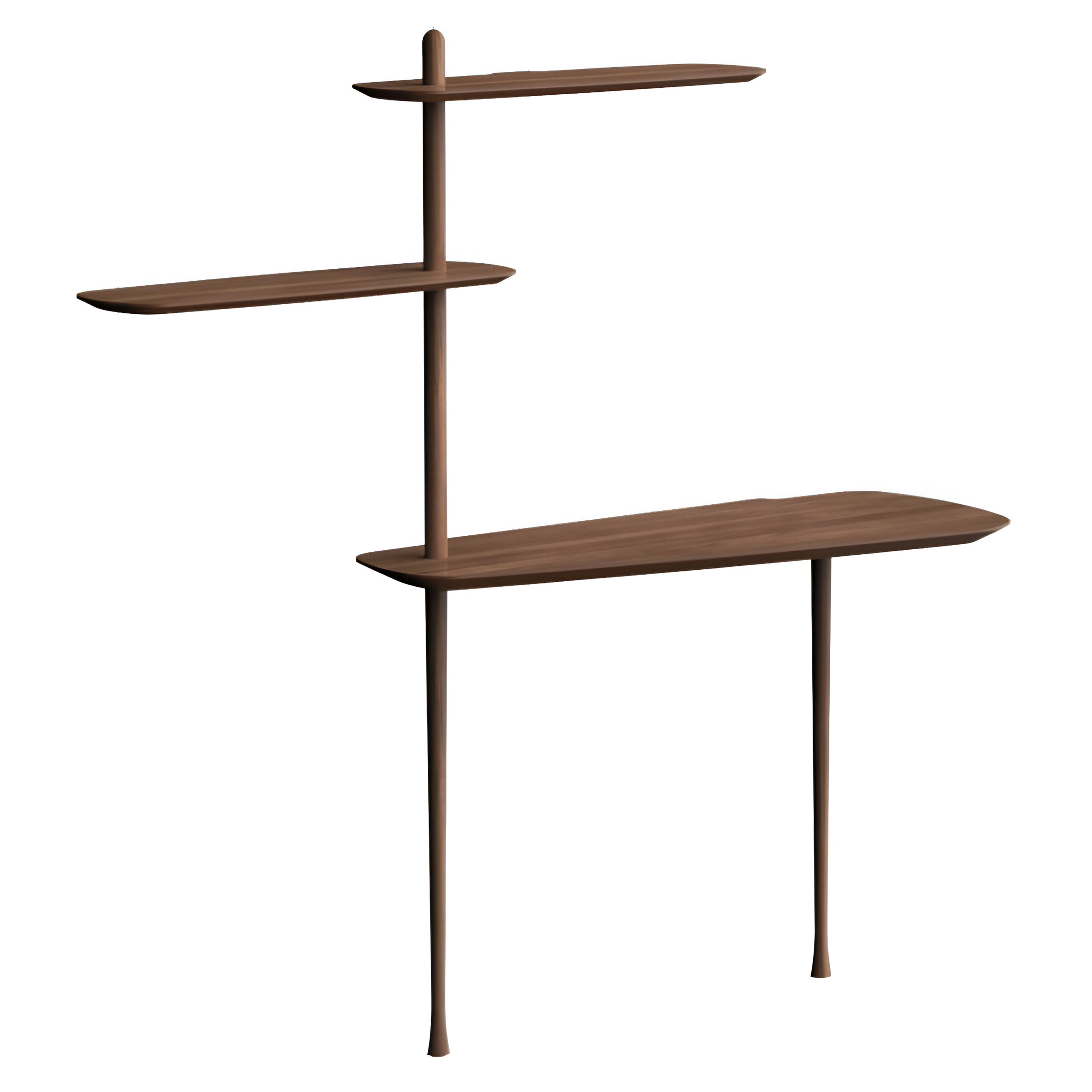 Unica Escritorio Desk: Walnut