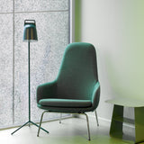 Era Lounge Chair: High + Metal Base