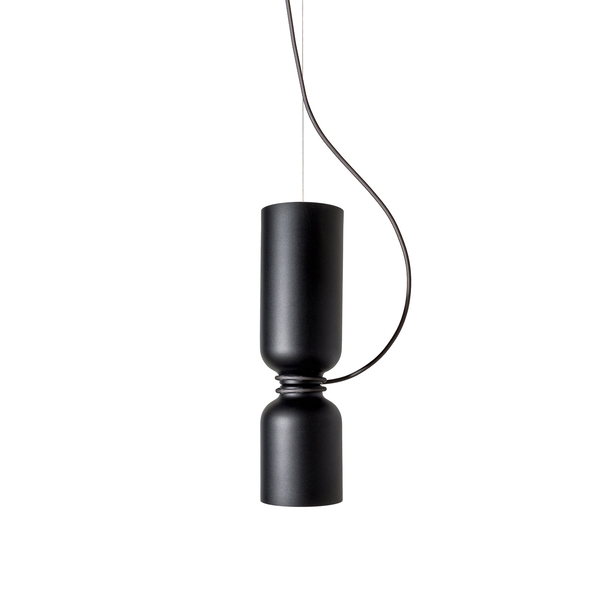 Spotlight Volumes Pendant Light: C+D + Black