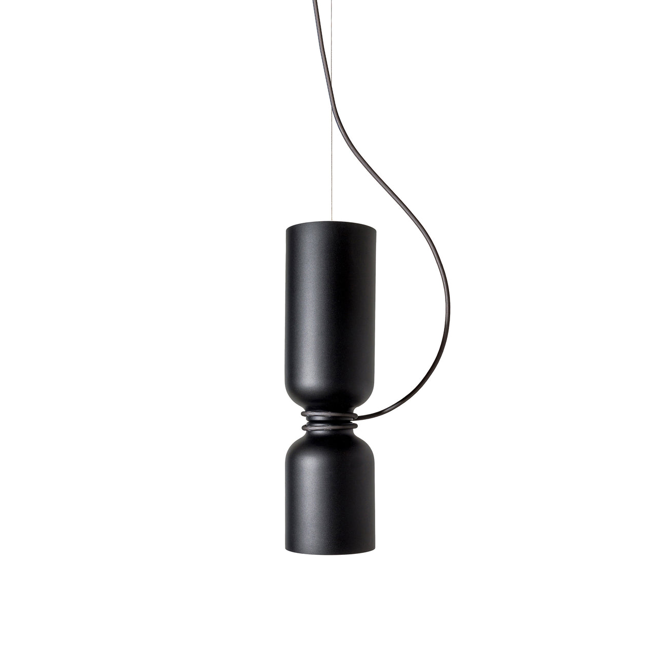 Spotlight Volumes Pendant Light: C+D + Black