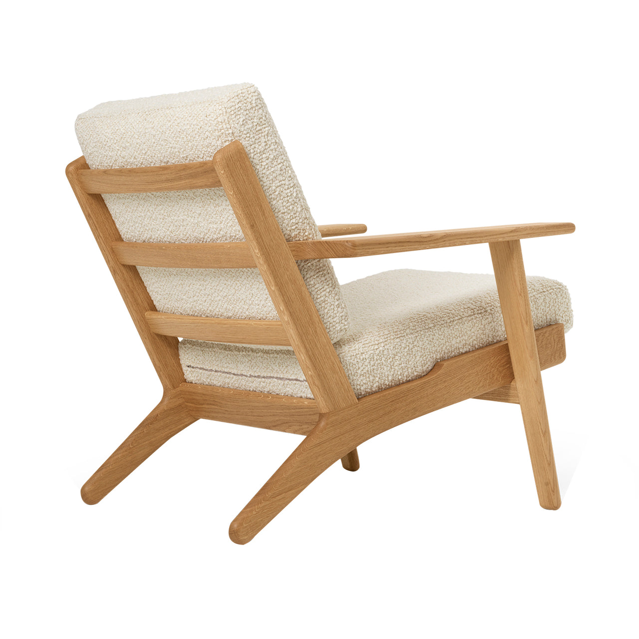 CH290 Lounge Chair: Oiled Oak + Storr