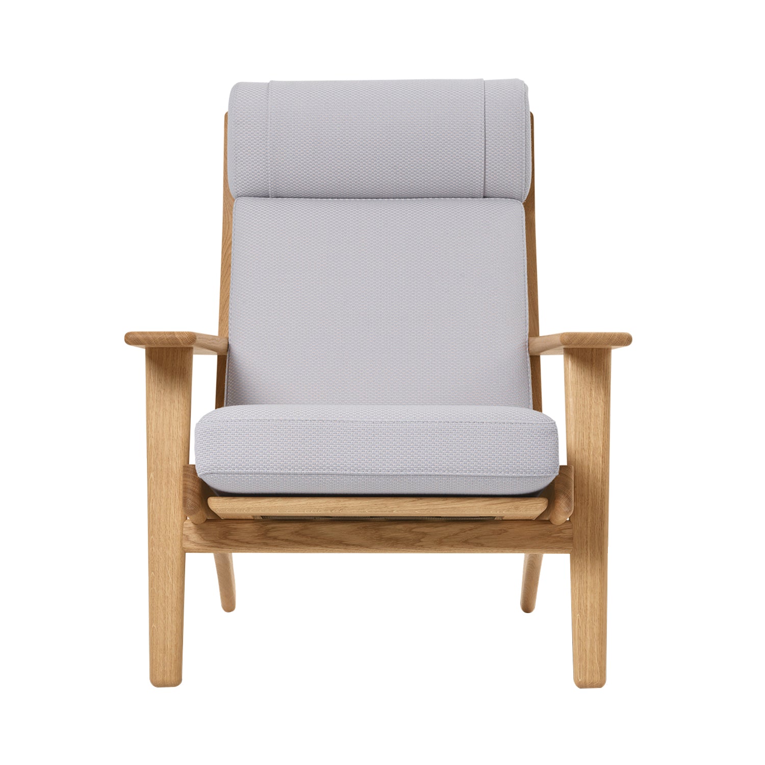 CH291 Lounge Chair: Oiled Oak