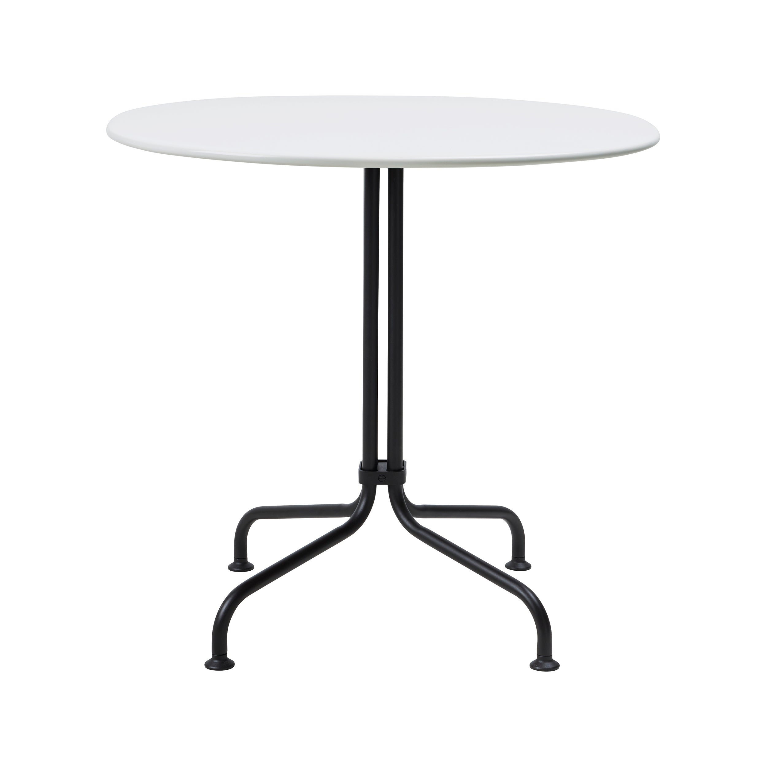 Carmel Bistro Dining Table: Outdoor + Clam White