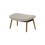 Ella Ottoman: Composite + Oak + Black + Boucle Chalk