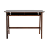 Dulwich Desk: Polaris Top + Black + Walnut