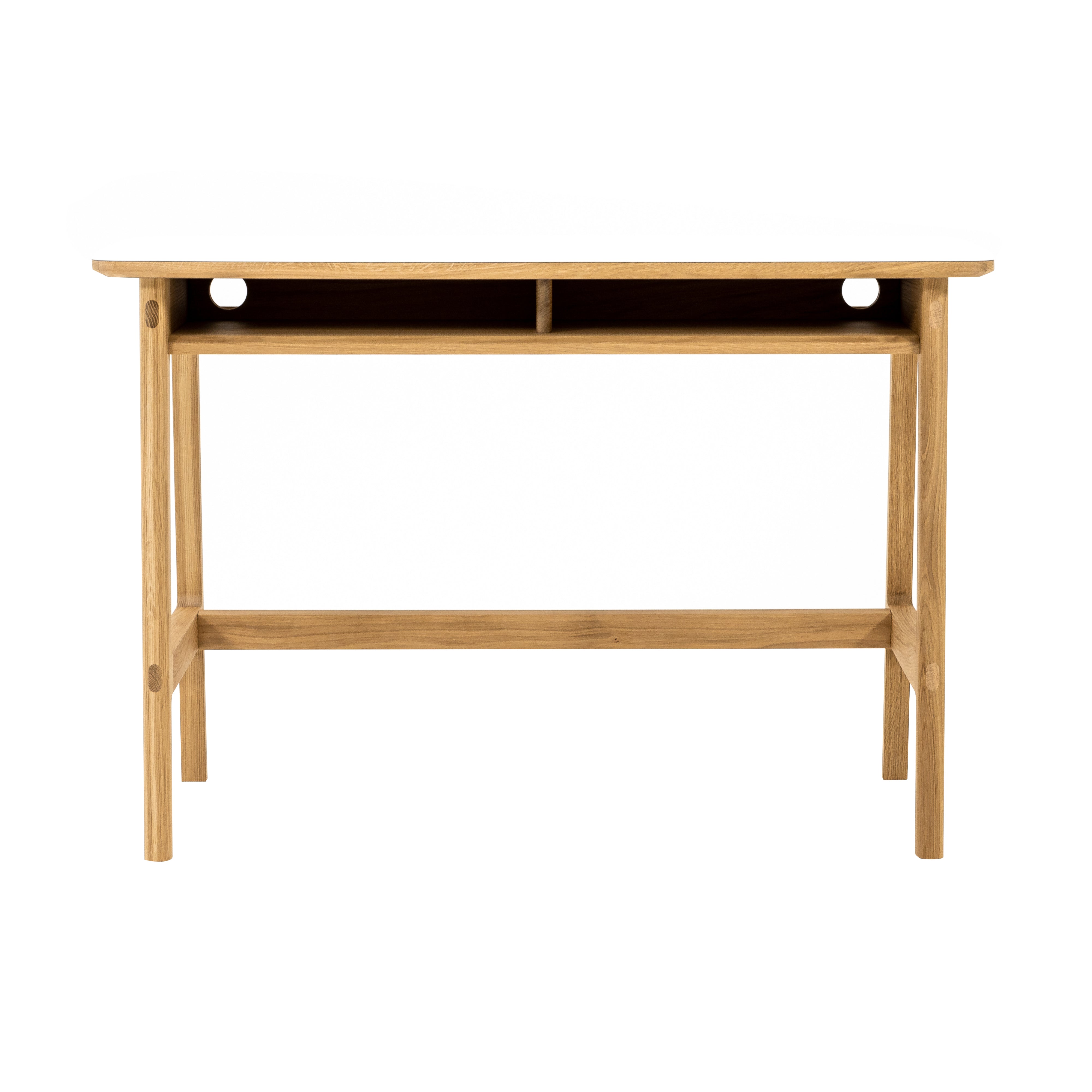Dulwich Desk: Polaris Top + Sable + Oak