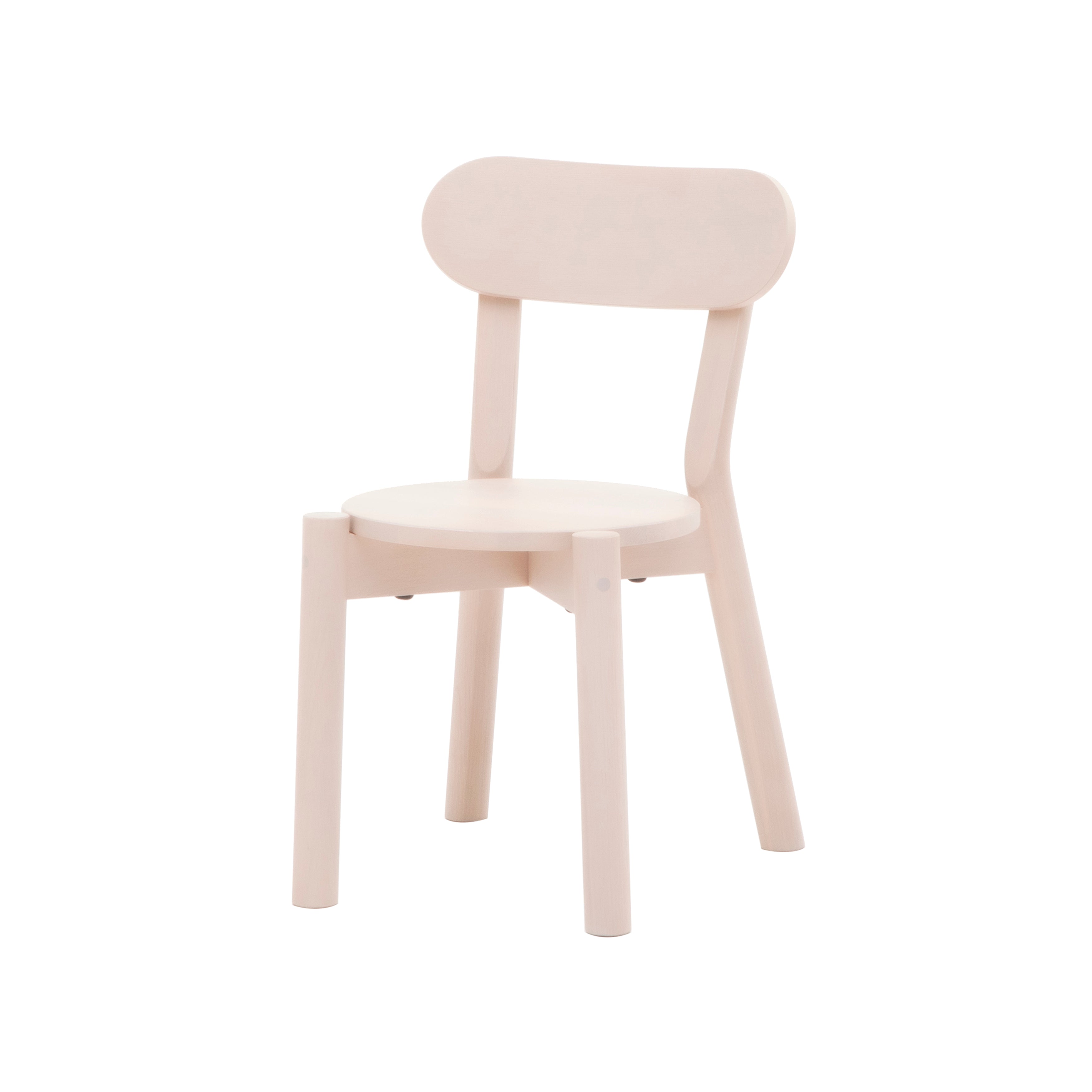 Castor Kids Chair: Pink White