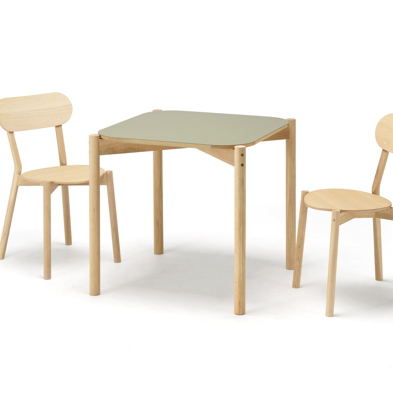 Castor Dining Table: Linoleum + LS