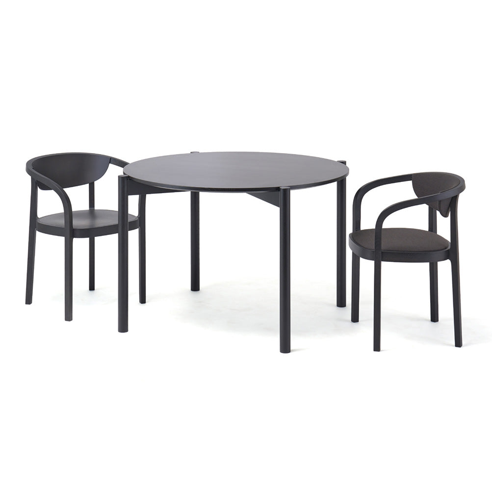 Castor Dining Table: Round + LS