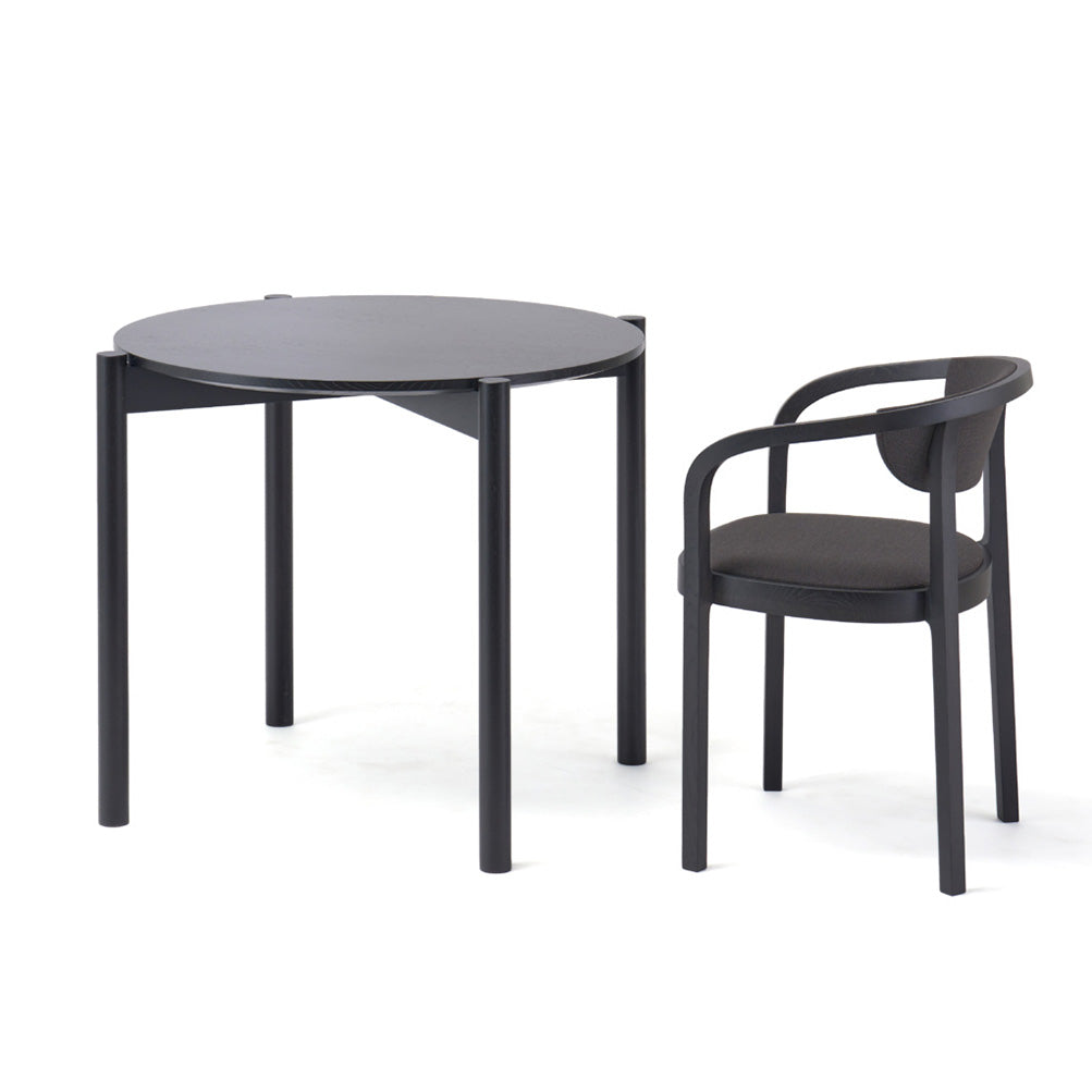 Castor Dining Table: Round + LS