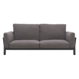 Castor Sofa 3 Seater: Black Oak