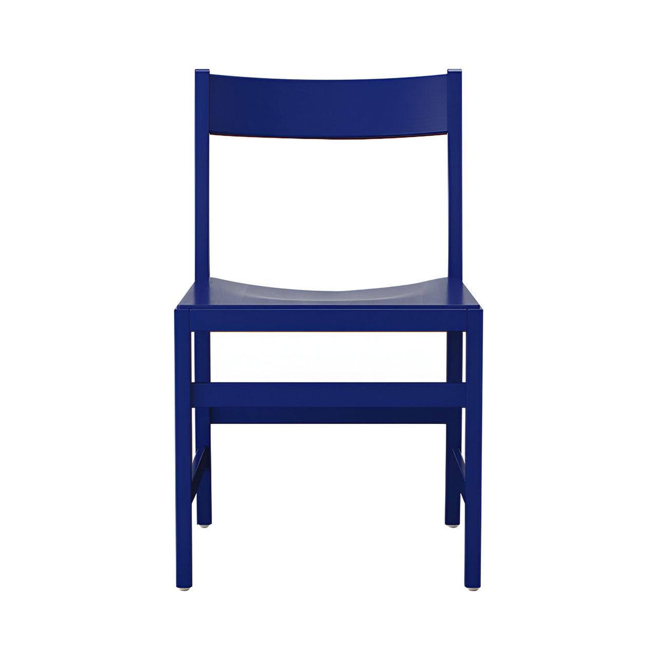 Waiter XL Chair: Ultramarine Blue Lacquered Beech