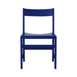 Waiter XL Chair: Ultramarine Blue Lacquered Beech
