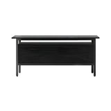 Chicago Wooden Door Sideboard: Small + Silestone Marquina + Black Stained Walnut