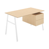 Homework 1 Desk: Double Drawer Right + White  + Oak + White Oak