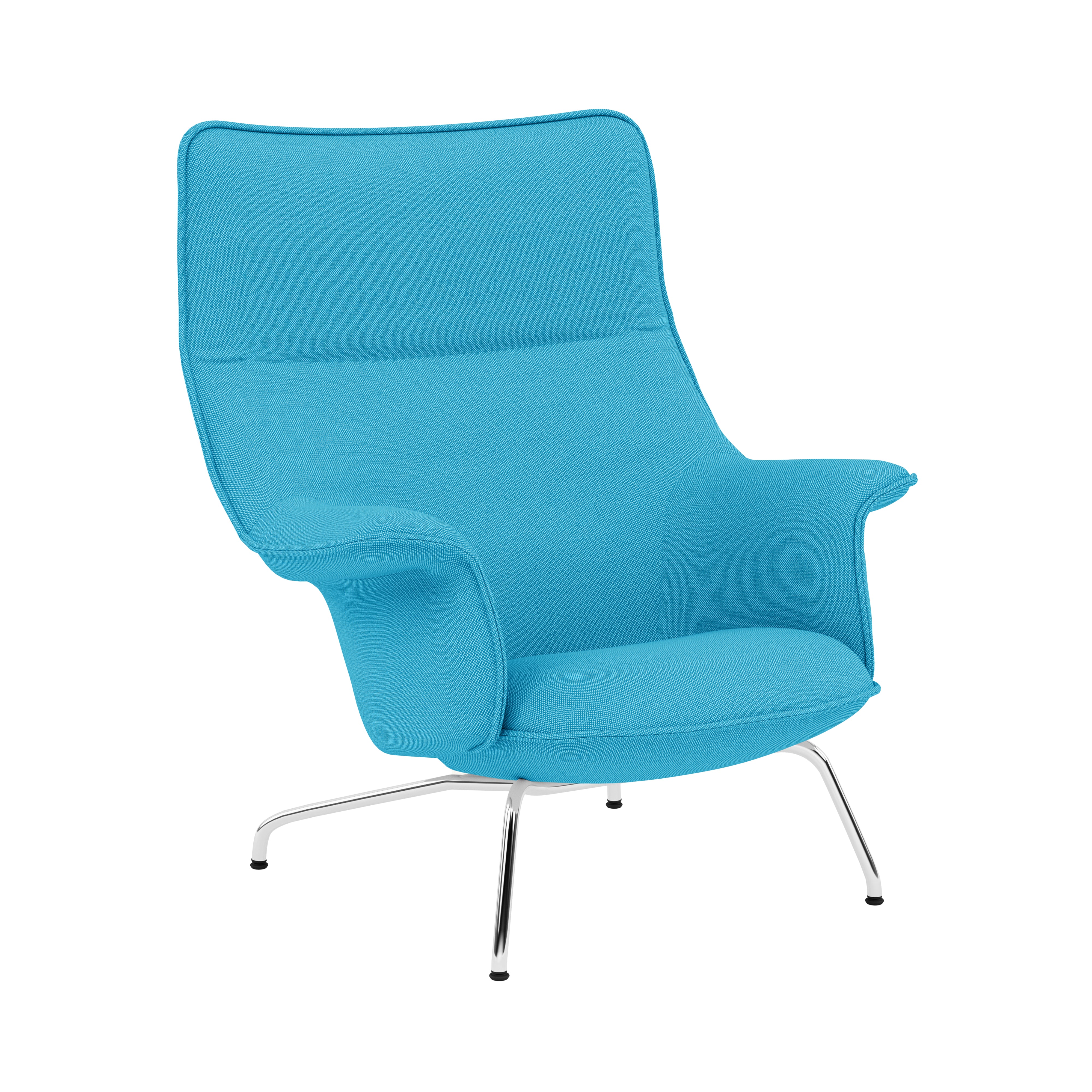 Doze Lounge Chair: High + Chrome