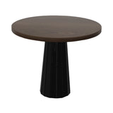 Container Round Table: Small + Bodhi Cover + Cinnamon Stained + Black