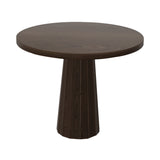 Container Round Table: Small + Bodhi Cover + Cinnamon Stained + Cinnamon