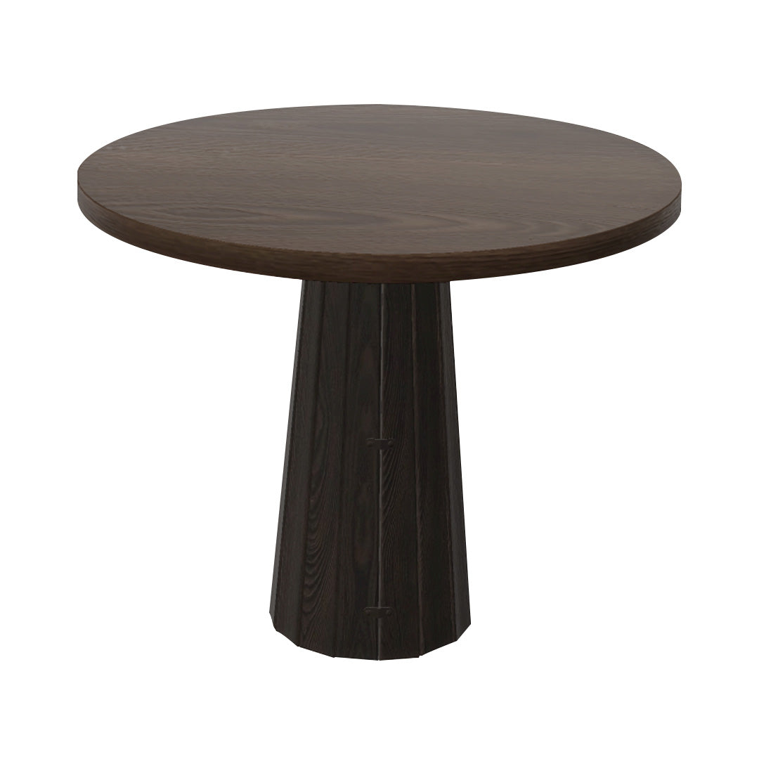Container Round Table: Small + Bodhi Cover + Cinnamon Stained + Grey