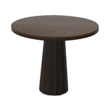 Container Round Table: Small + Bodhi Cover + Cinnamon Stained + Grey