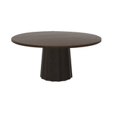Container Round Table: Extra Large + Bodhi Cover + Cinnamon +Grey stained